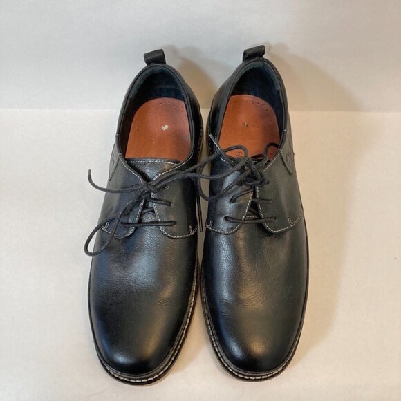 Gravity Defyer Mens Black Leather Oxford Size 10 - Picture 4 of 7